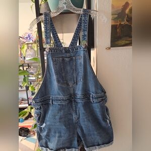 Old Navy Blue Denim Overalls